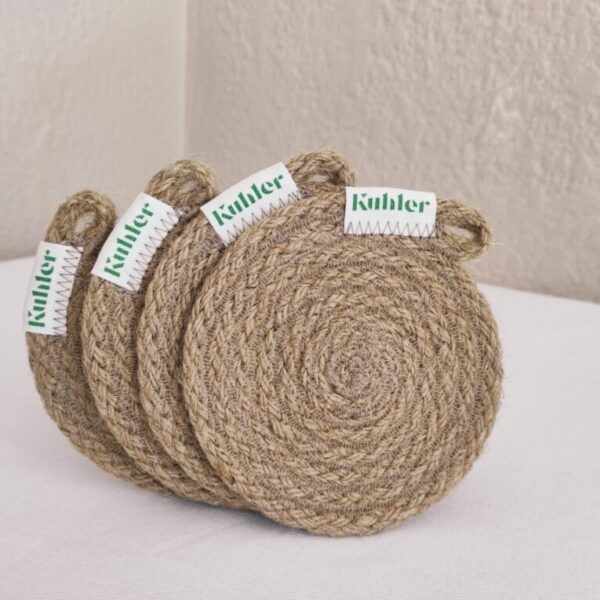 Jute Coaster Set