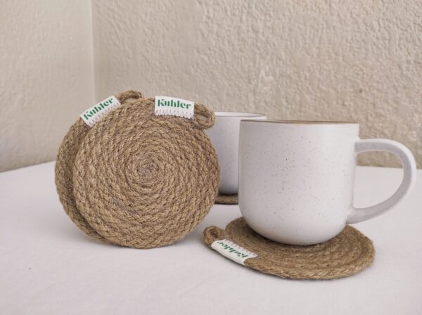 Jute Coaster Set - Image 2