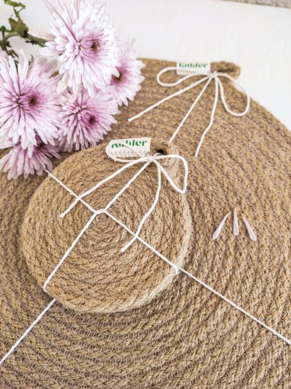 Jute Coaster Set - Image 4