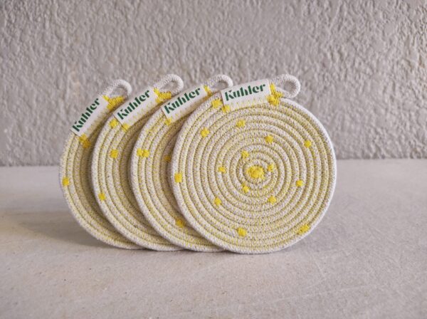 Cotton Coaster Set - Image 5