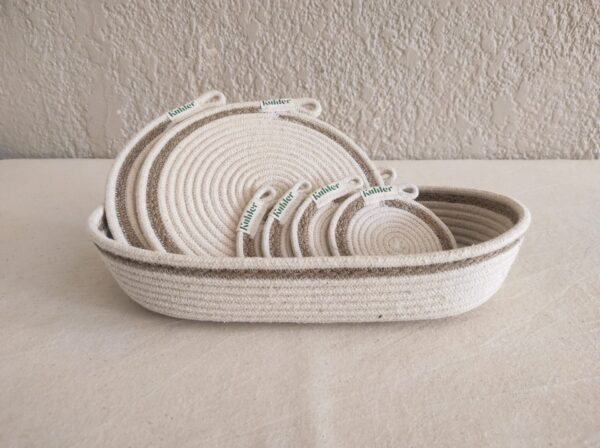 Jute Insert Baguette Bowl - Image 5