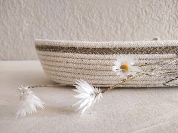 Jute Insert Baguette Bowl - Image 2
